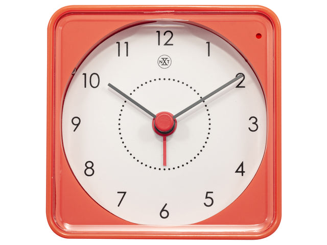 Alarmklok nXt Nathan 7,3 x 7,3 x 3,3 cm oranje