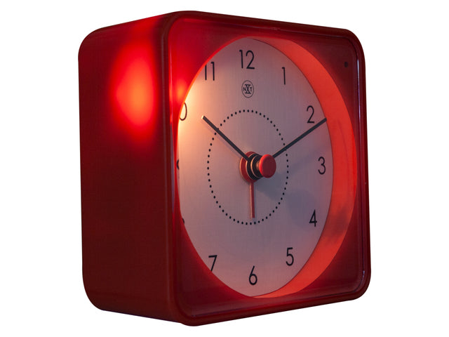 Alarmklok nXt Nathan 7,3 x 7,3 x 3,3 cm oranje