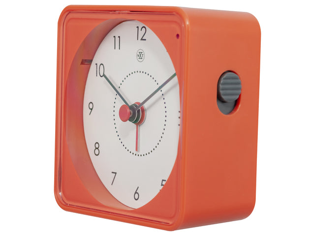 Alarmklok nXt Nathan 7,3 x 7,3 x 3,3 cm oranje