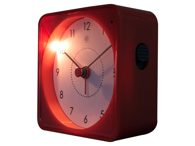 Alarmklok nXt Nathan 7,3 x 7,3 x 3,3 cm oranje