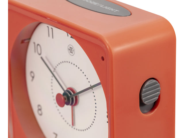 Alarmklok nXt Nathan 7,3 x 7,3 x 3,3 cm oranje