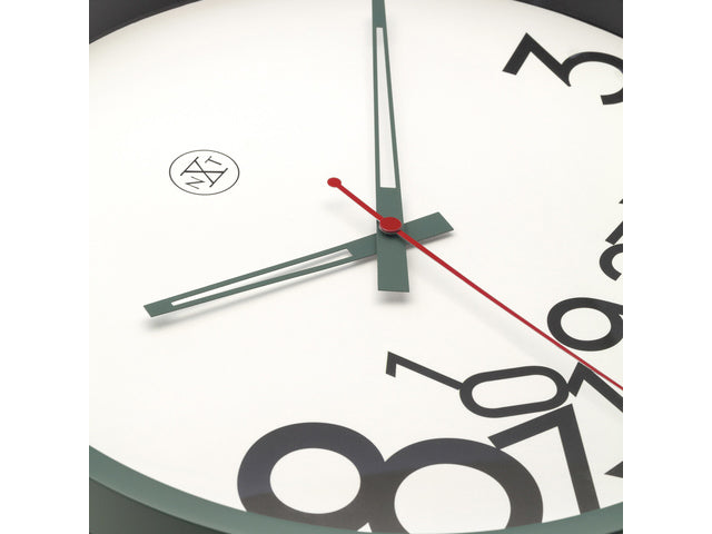 Stille wandklok - 30cm - nXt by NeXtime - Gedropte nummers
