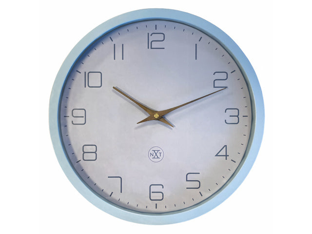 Wandklok nXt ECO 30cm blauw