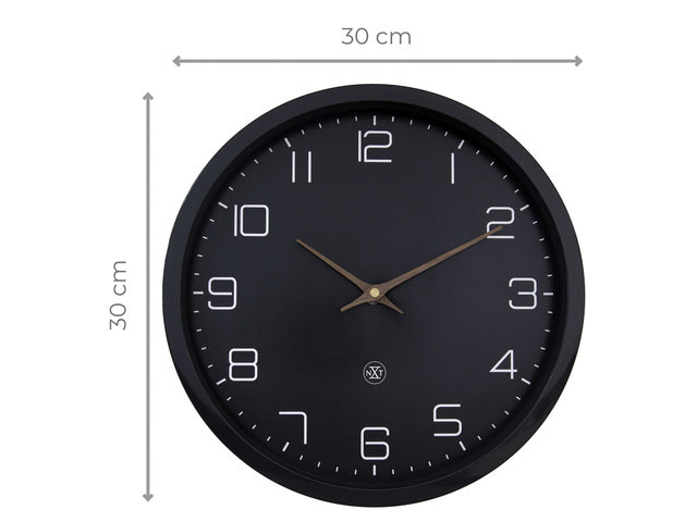 Wanduhr nXt ECO 30cm schwarz