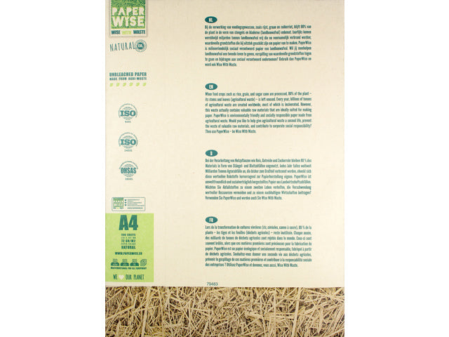 PaperWise kopieerpapier A4 Naturel 72 grams pak à 500 vel