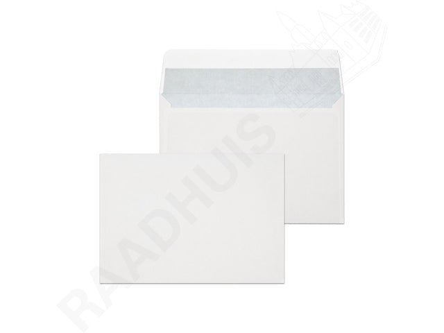 Dienstenvelop Raadhuis 114x162mm C6 wit met plakstrip krimp a 25 stuks