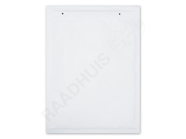 Luchtkussenenvelop Raadhuis 180x265mm D14 wit plakstrip krimp a 5 stuks
