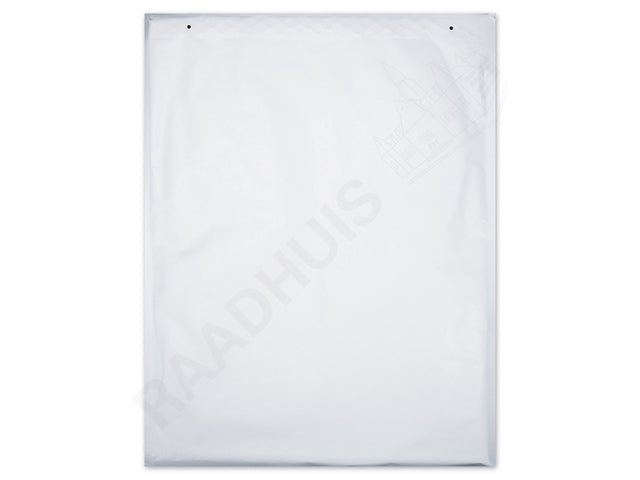 Luchtkussenenvelop Raadhuis 350x470mm K20 wit plakstrip doos a 50 stuks