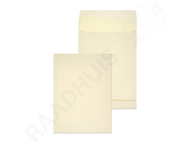 Monsterzak Raadhuis 229x324x38mm C4 crème plakstrip doos a 125 stuks