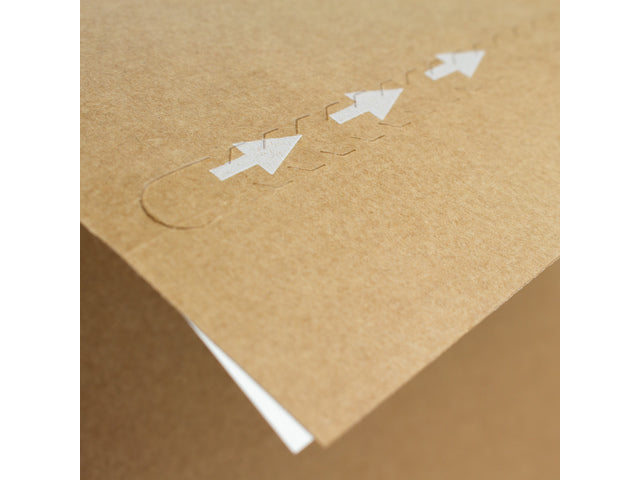 Monsterzak Raadhuis 380x480x80 mm kraftliner recycling 10 st bruin Do Good Bag 135 gram