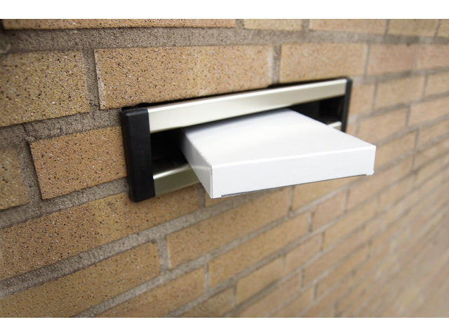 Brievenbusdoos Raadhuis A4+ 350x250x28mm mit 650gr Duplex-Krimp und 5 Stück