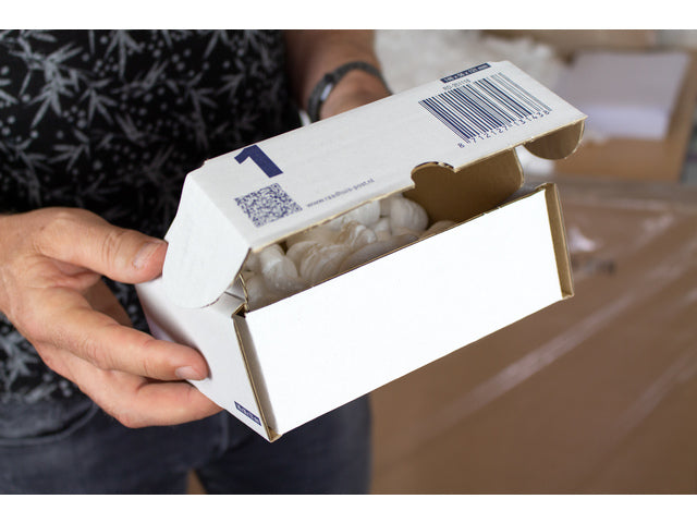 Postpakketdoos 1 Raadhuis 146x131x56mm afgebeeld 5 stuks