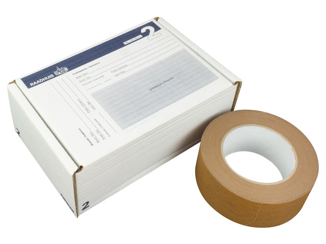 Postpakketdoos 2 Raadhuis 200x140x80mm afgebeeld 5 stuks