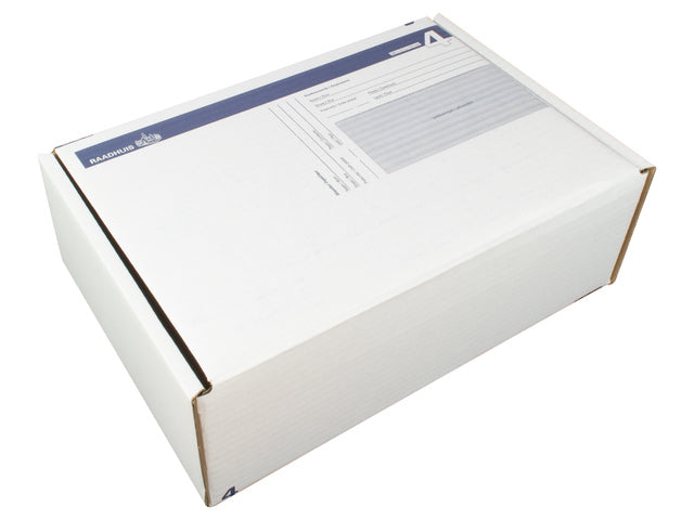 Postpakketdoos 4 Raadhuis 305x215x110mm afgebeeld 5 stuks
