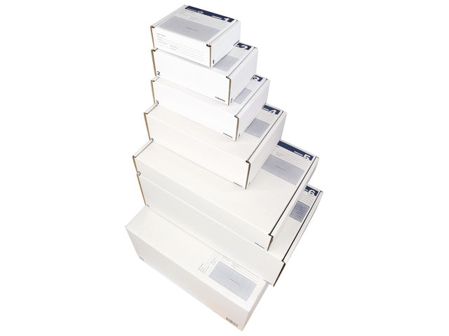 Postpakketdoos 6 Raadhuis 485x260x185mm afgebeeld 5 stuks