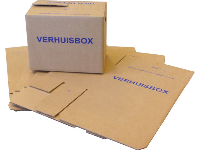 Verhuisdoos Raadhuis Doppelboden 485x320x355mm 5 Stück