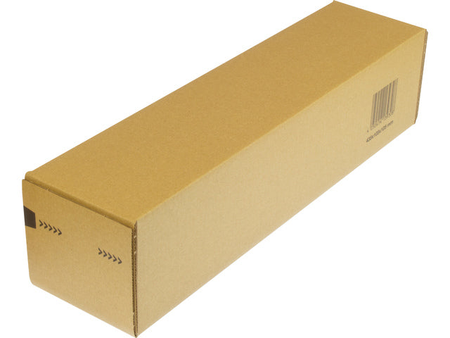 Vierkant-Ladegerät, A2, 435 x 105 x 105 mm, mit 10 braunen Innenblättern