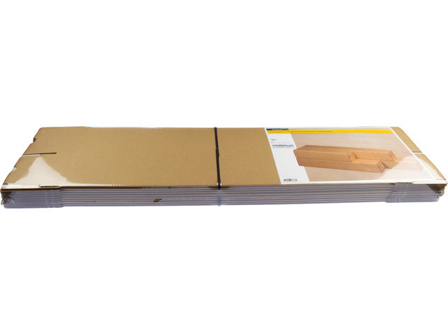 Vierkant-Ladegerät, A1, 610 x 105 x 105 mm, mit 10 braunen Innendurchmessern
