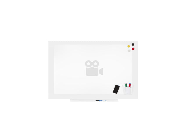 Whiteboard Rocada Skinmatt 75x115cm wit