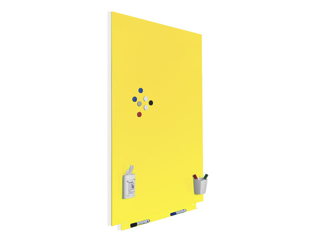Whiteboard Rocada Huidskleur 75x115cm geel gelakt
