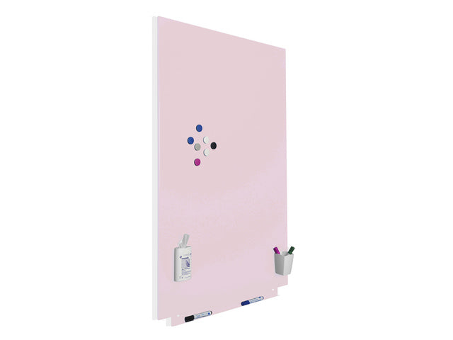 Whiteboard Rocada Huidskleur 75x115cm roze gelakt