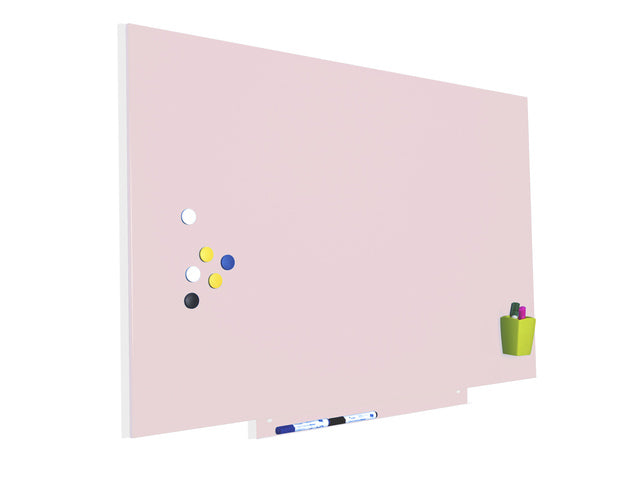 Whiteboard Rocada Huidskleur 75x115cm roze gelakt