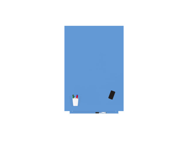 Whiteboard Rocada Huidskleur 75x115cm blauw gelakt