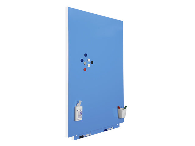 Whiteboard Rocada Huidskleur 75x115cm blauw gelakt