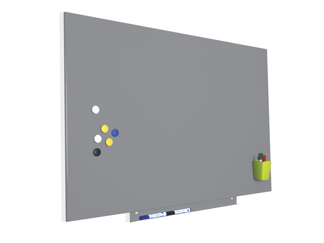 Whiteboard Rocada Huidskleur 75x115cm agaatgrijs gelakt