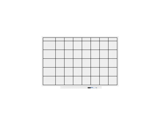 Whiteboard Rocada Skinplanner 75x115cm wit gelakt