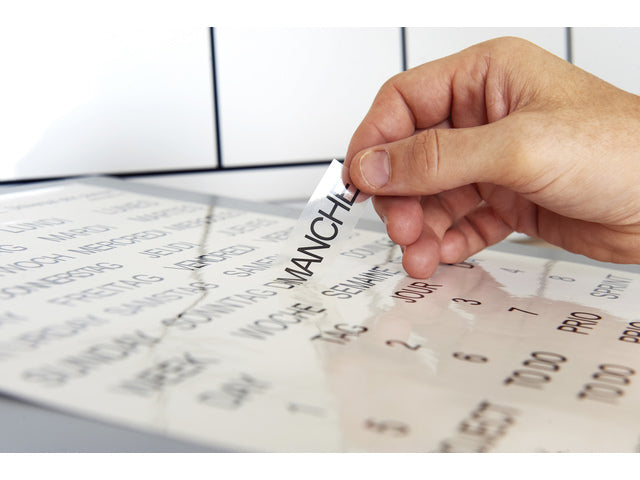 Whiteboard Rocada Skinplanner 75x115cm wit gelakt