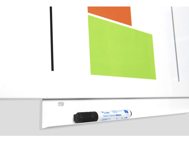 Whiteboard Rocada Skinagile 100x150cm wit gelakt