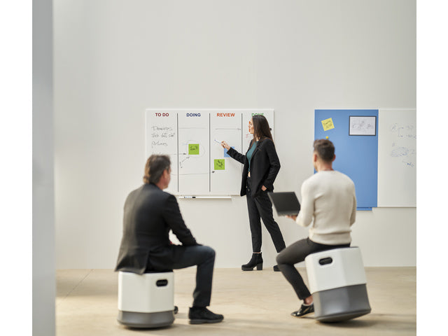 Whiteboard Rocada Skinagile 100x150cm wit gelakt