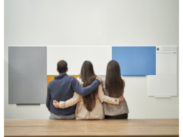 Whiteboard Rocada Huidskleur 100x150cm blauw gelakt