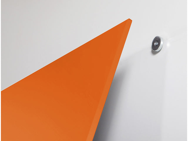 Whiteboard Rocada Huidskleur 100x100cm oranje gelakt