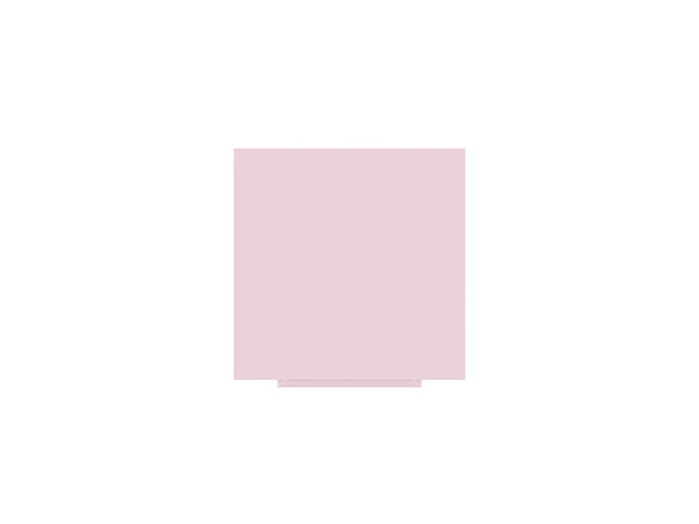 Whiteboard Rocada Huidskleur 100x100cm roze gelakt