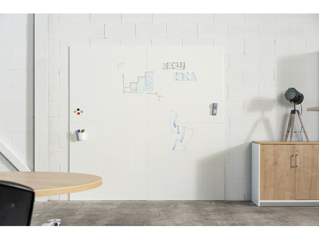 Whiteboard Rocada Huidskleur 100x100cm wit gelakt