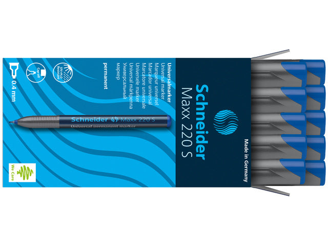 Universele marker Schneider Maxx 220 S permanent blauw
