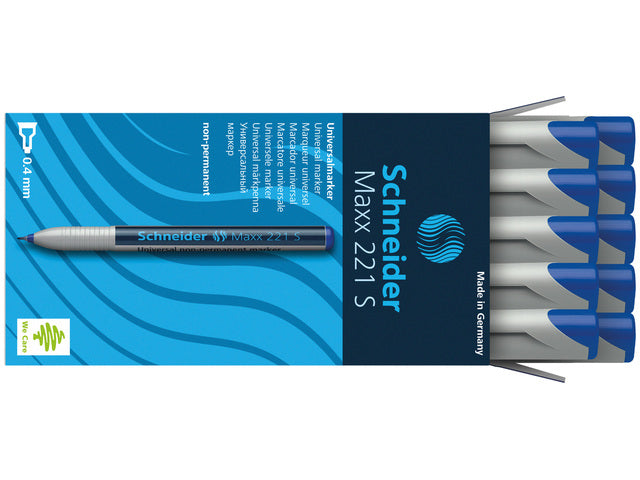 Universalmarkierer Schneider Maxx 221 S non-permanent blauw