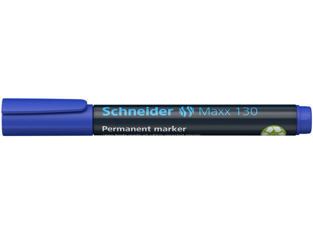 Marker Schneider Maxx 130 permanente ronde punt blauw