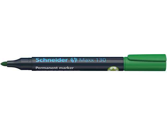 Marker Schneider Maxx 130 permanente ronde punt groen