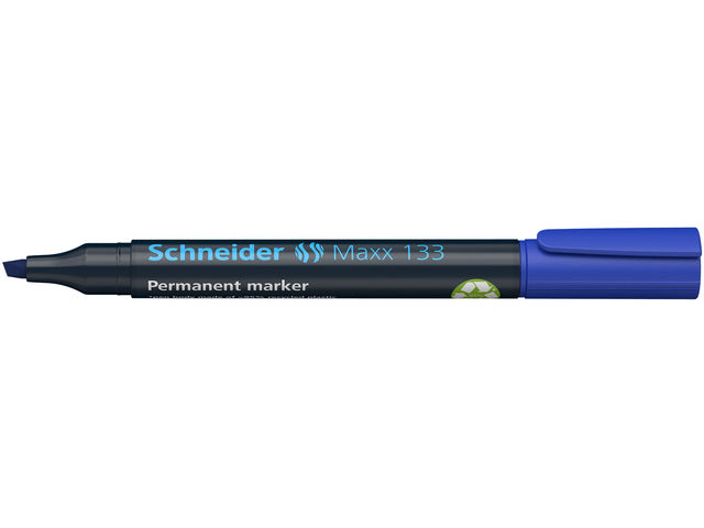 Marker Schneider Maxx 133 permanent beitelpunt blauw