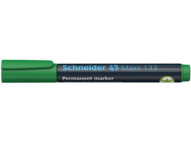 Marker Schneider Maxx 133 permanent beitelpunt groen