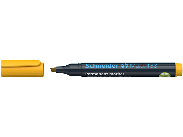 Marker Schneider Maxx 133 permanent beitelpunt geel