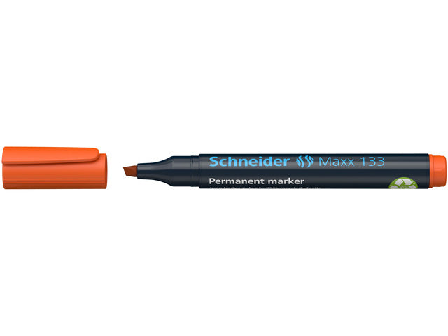 Marker Schneider Maxx 133 permanent beitelpunt oranje