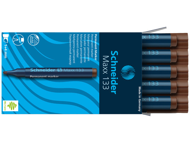 Marker Schneider Maxx 133 permanent beitelpunt bruin