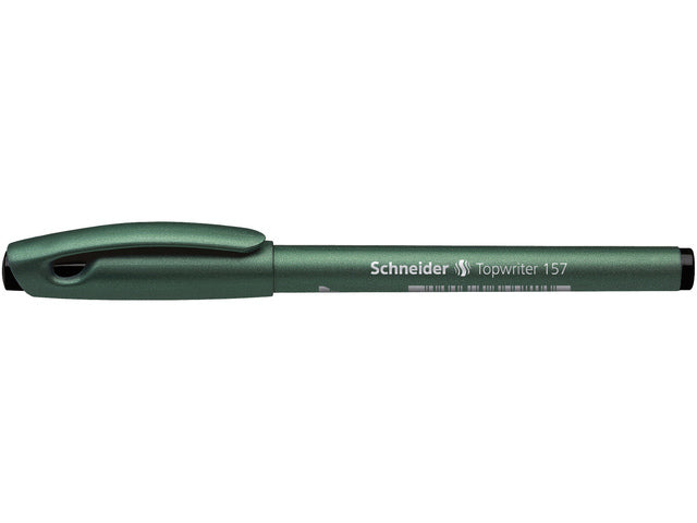 Vezelpen Schneider Topwriter 157 0,8 mm zwart