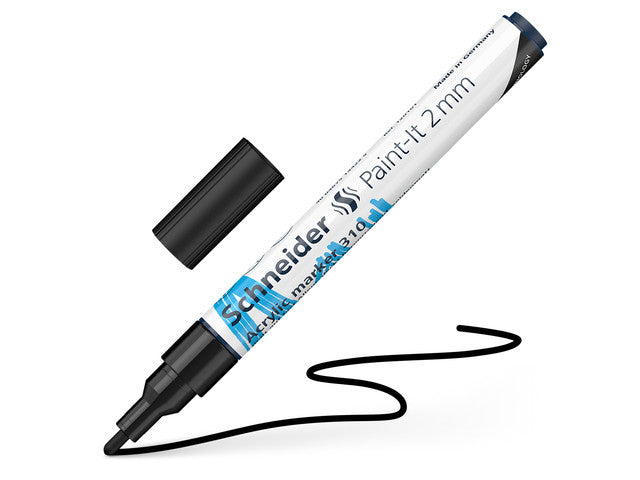 Acryl Marker Schneider Paint-it 310 2mm zwart