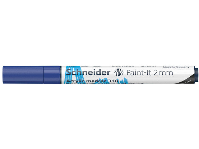 Acrylstift Schneider Paint-it 310 2mm blauw