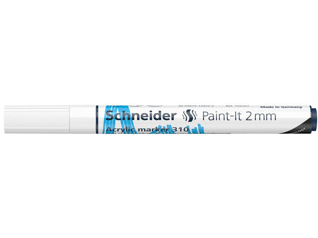 Acryl Marker Schneider Paint-it 310 2mm wit